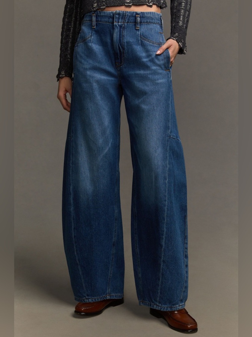 Anthropologie Pilcro Full-Length Relaxed Barrel Jeans Size 28